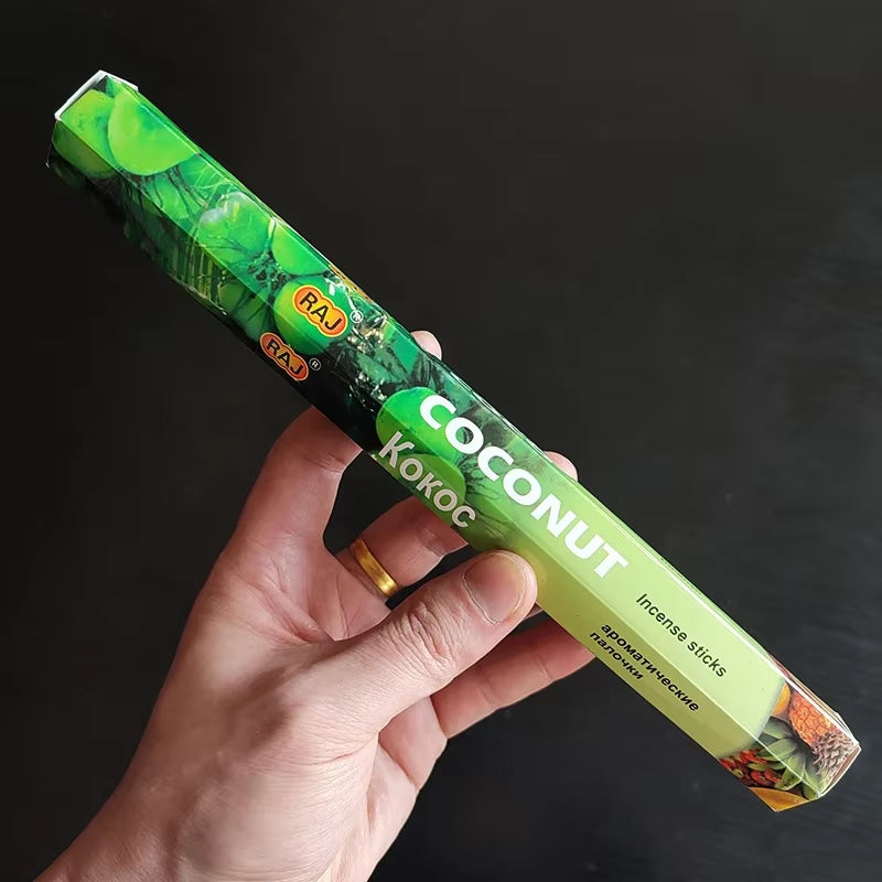 India Sandalwood Incense Sticks Meditation Lavender Sage Palo Santo Tibetan Line Incense Aromatherapy Lasting Fragrance