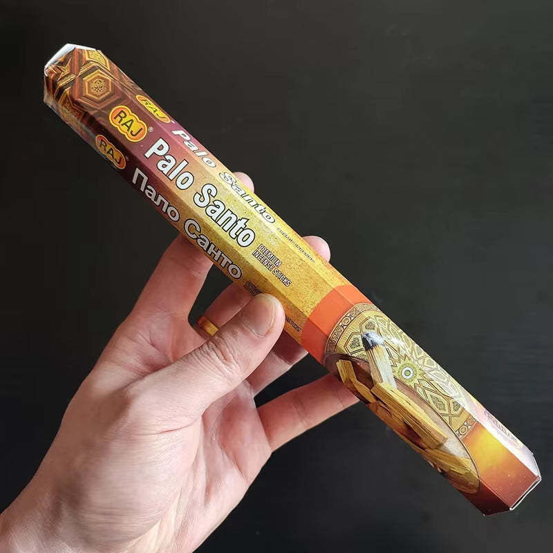 India Sandalwood Incense Sticks Meditation Lavender Sage Palo Santo Tibetan Line Incense Aromatherapy Lasting Fragrance