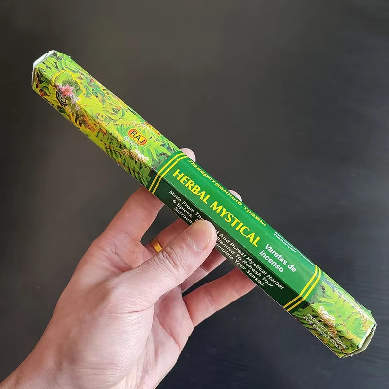 India Sandalwood Incense Sticks Meditation Lavender Sage Palo Santo Tibetan Line Incense Aromatherapy Lasting Fragrance