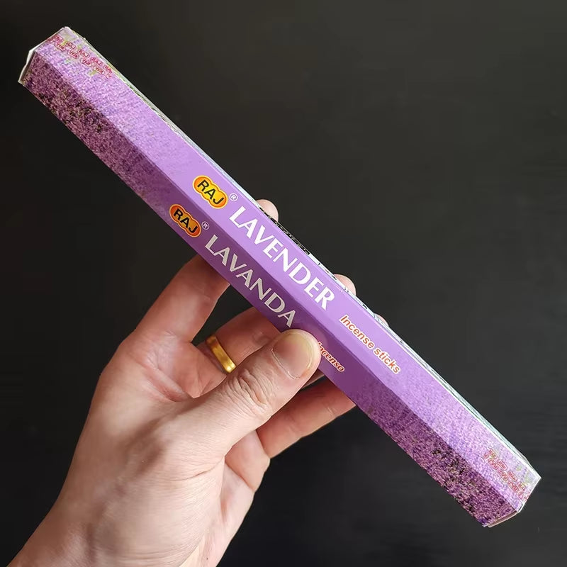 India Sandalwood Incense Sticks Meditation Lavender Sage Palo Santo Tibetan Line Incense Aromatherapy Lasting Fragrance